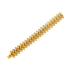 Bracelet articulé en or jaune - Castafiore