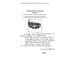 Bracelet BOIVIN Art déco, platine, or blanc et diamants - Castafiore