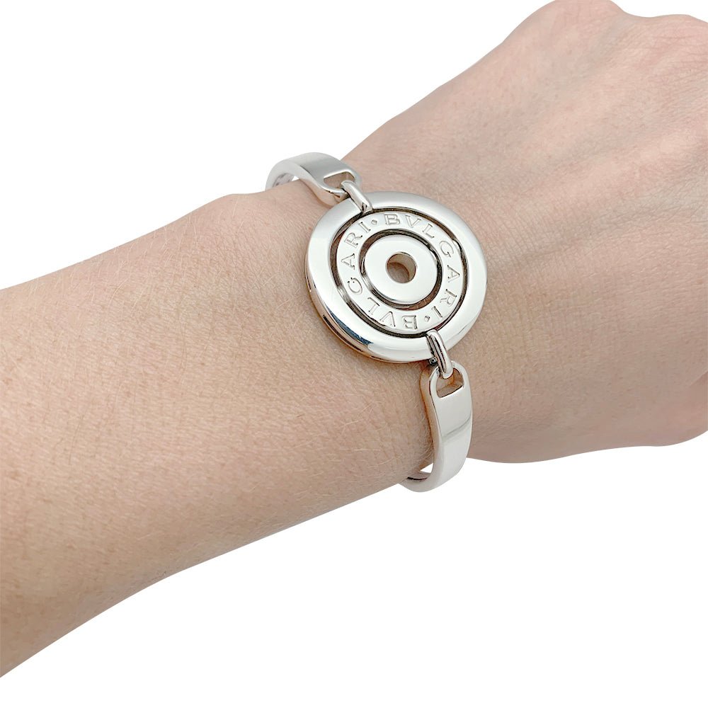 Bracelet Bulgari, "Astrale", or blanc - Castafiore