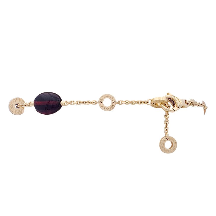 Bracelet BULGARI "B.zero1" en or jaune et pierres de couleur - Castafiore
