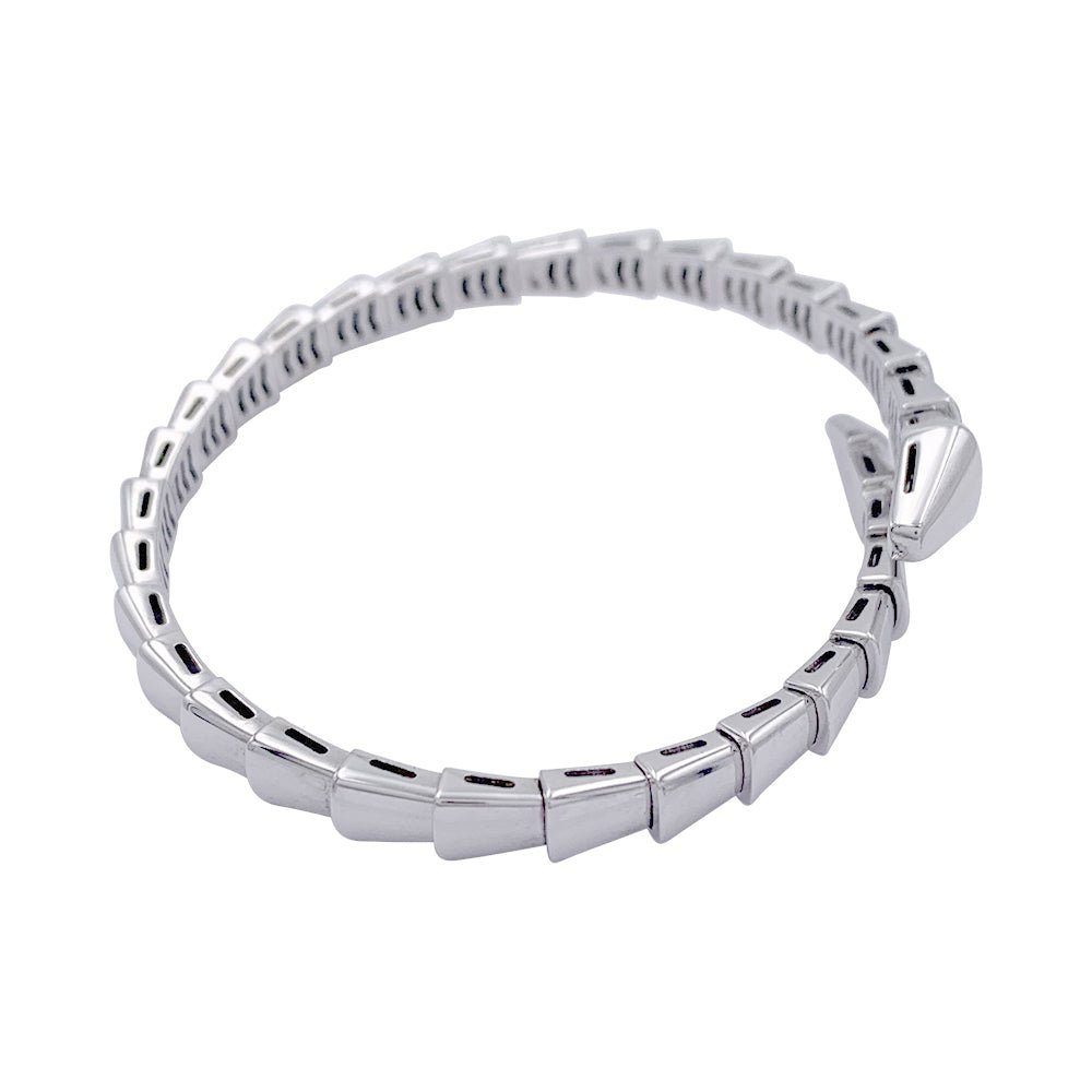 Bracelet Bulgari or blanc, "Serpenti Viper" - Castafiore