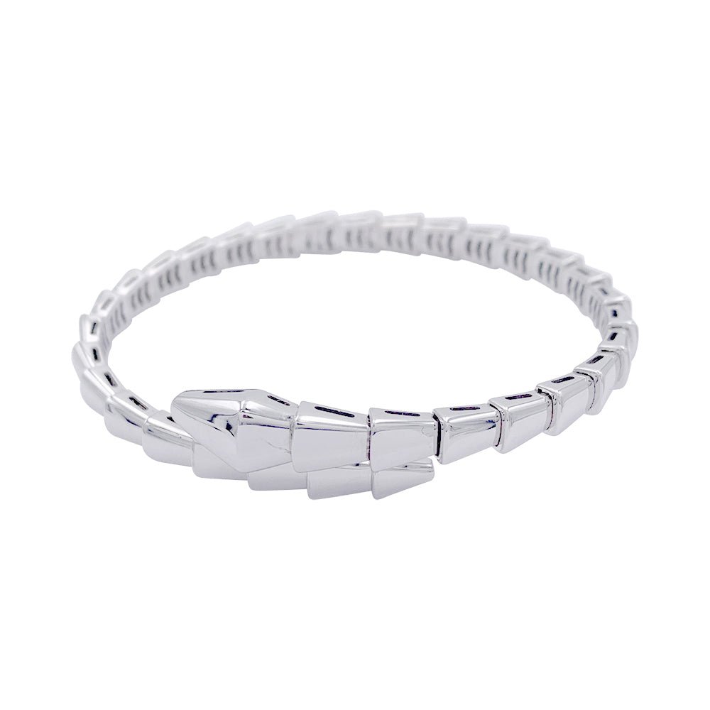 Bracelet Bulgari or blanc, "Serpenti Viper" - Castafiore