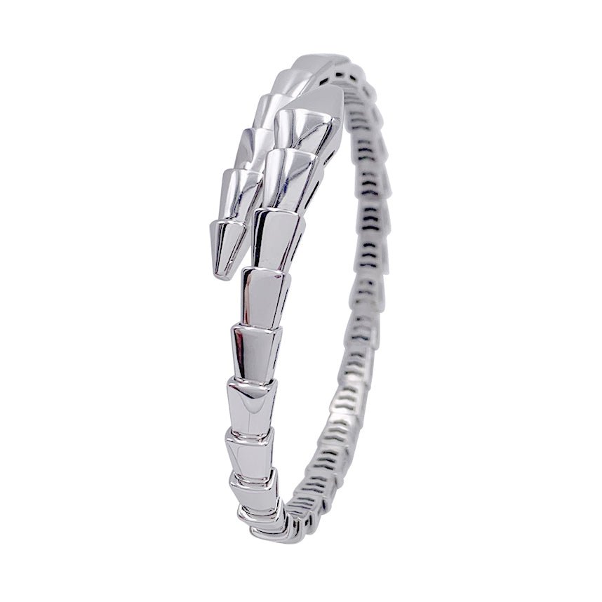 Bracelet Bulgari or blanc, "Serpenti Viper" - Castafiore