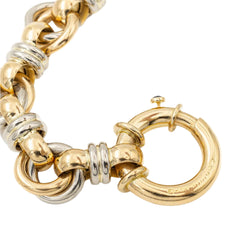 Bracelet CAPLAIN SAINT ANDRÉ, 2 ors et saphir - Castafiore