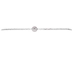 Bracelet Cartier, "Cartier d'Amour", or blanc, diamant. - Castafiore