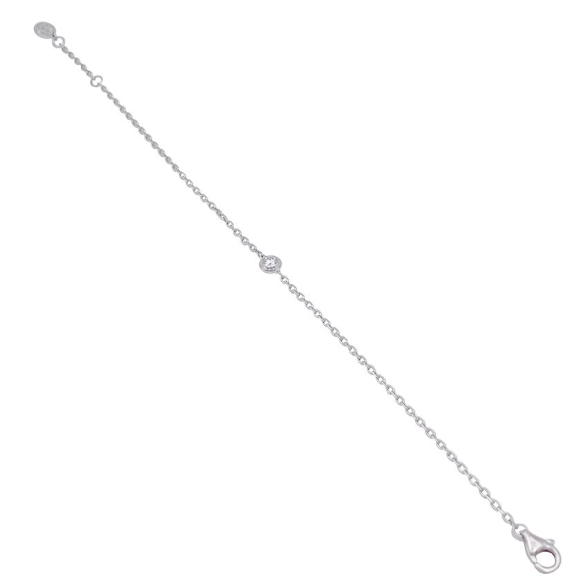 Bracelet Cartier, "Cartier d'Amour", or blanc, diamant. - Castafiore