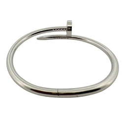 Bracelet CARTIER Juste un clou en or blanc - Castafiore