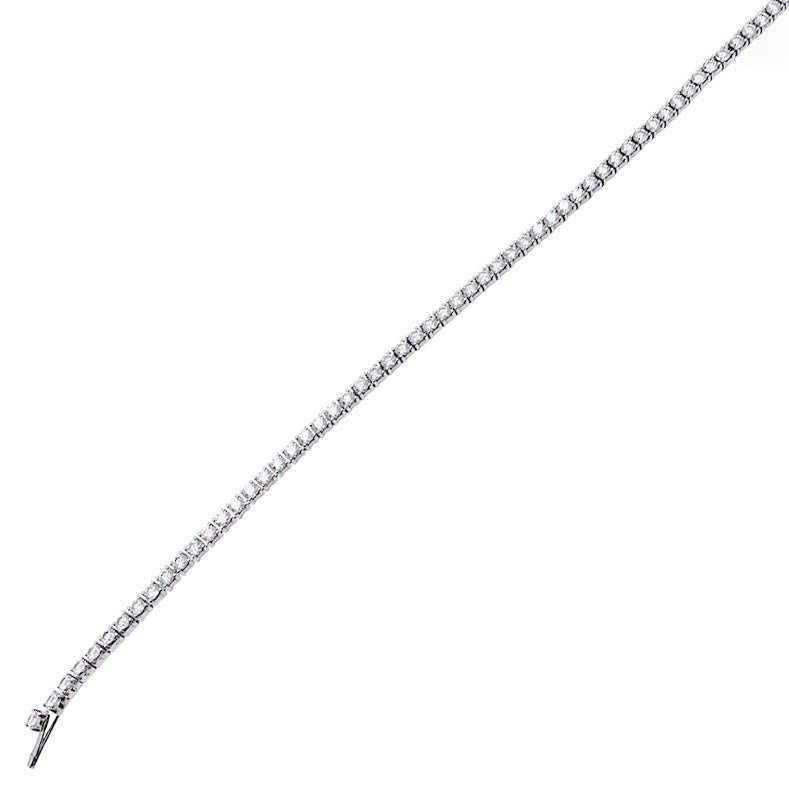 Bracelet CARTIER "Lignes Essentielles" en or blanc et diamants - Castafiore