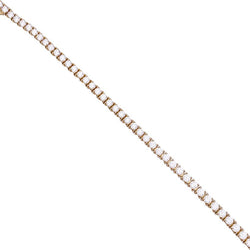 Bracelet CARTIER "Lignes Essentielles" en or rose et diamants. - Castafiore