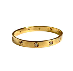 Bracelet CARTIER "Love" en or jaune et diamants - Castafiore