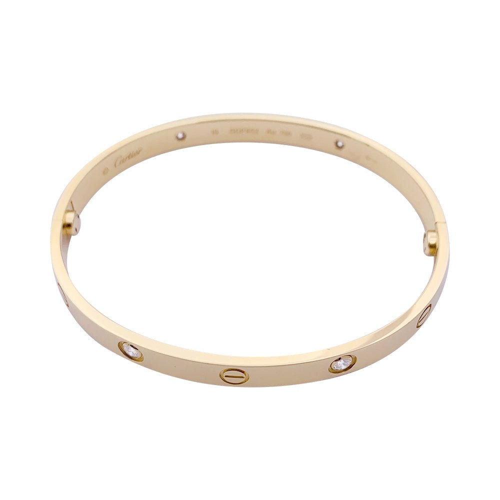 Bracelet CARTIER "Love", en or jaune et diamants - Castafiore
