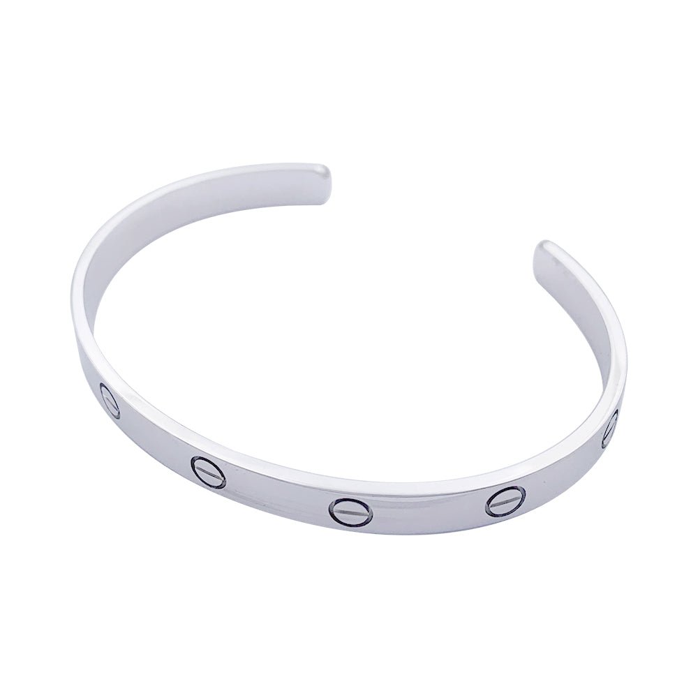 Bracelet Cartier, "Love", or blanc - Castafiore