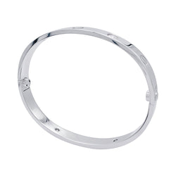 Bracelet Cartier, "Love", or blanc et diamants - Castafiore