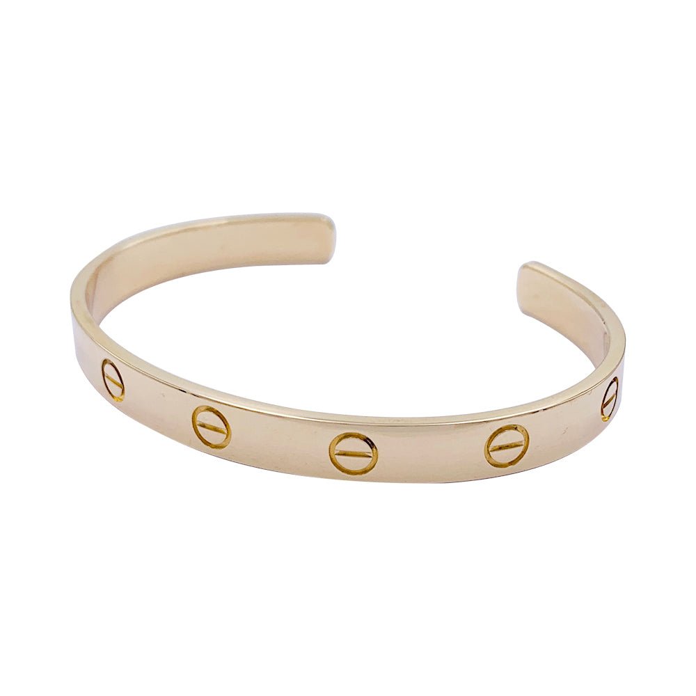 Bracelet Cartier, "Love", or jaune - Castafiore