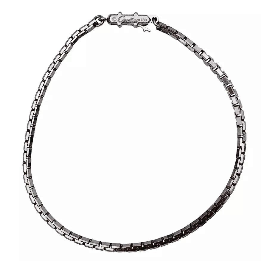 Bracelet Cartier or blanc rhodié gri - Castafiore