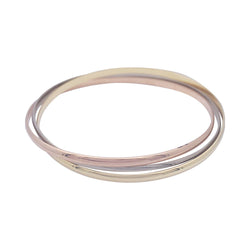 Bracelet CARTIER "Trinity" en or jaune, or blanc et or rose PM - Castafiore