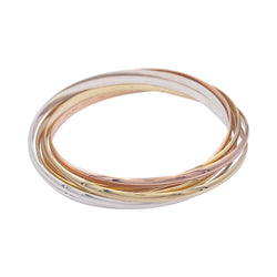 Bracelet CARTIER "Trinity Semainier" en trois ors - Castafiore
