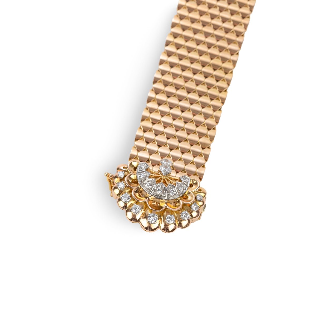 Bracelet Ceinture en or jaune et diamant - Castafiore