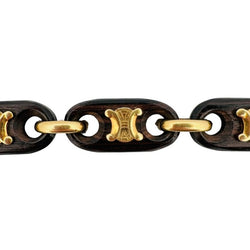 Bracelet CÉLINE en or jaune et bois - Castafiore