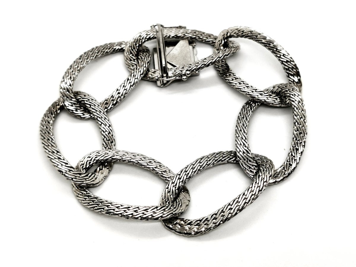 Bracelet Chaîne en or blanc - Castafiore