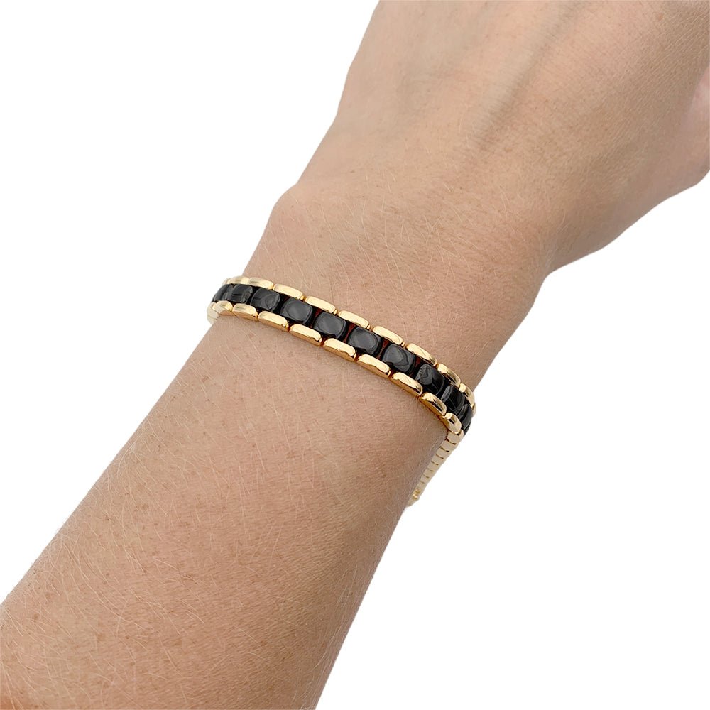 Bracelet CHANEL "Ultra" en or jaune et céramique - Castafiore