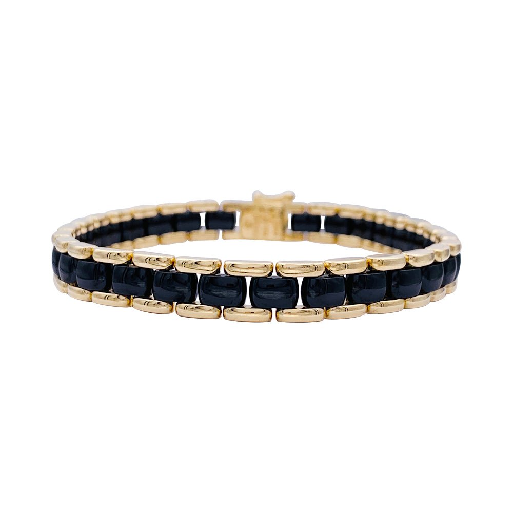 Bracelet CHANEL "Ultra" en or jaune et céramique - Castafiore