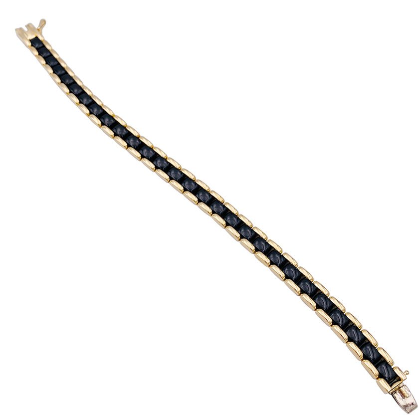 Bracelet CHANEL "Ultra" en or jaune et céramique - Castafiore