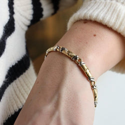 Bracelet CHIMENTO en 2 ors et en diamant - Castafiore