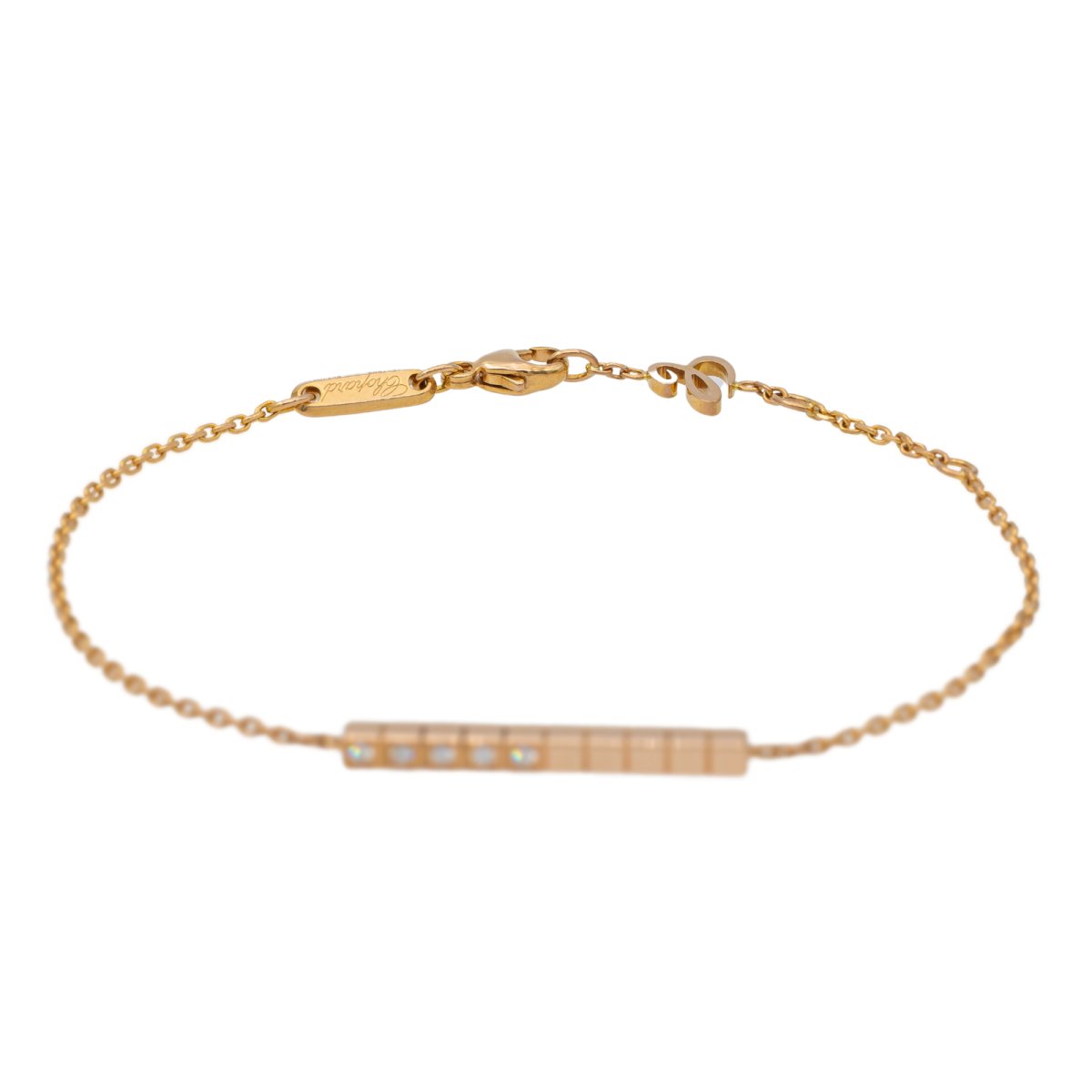 Bracelet CHOPARD Ice Cube en or rose et diamant - Castafiore