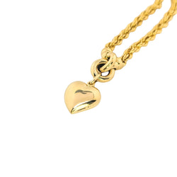 Bracelet coeur or jaune - Castafiore