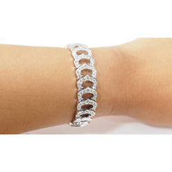 Bracelet Collection C de Cartier en or blanc et diamants - Castafiore