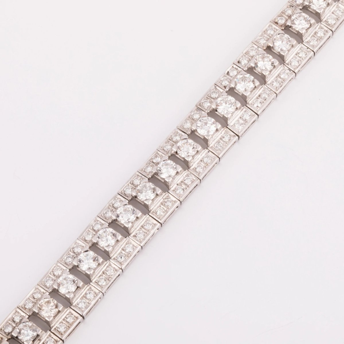 Bracelet diamant en or gris - Castafiore
