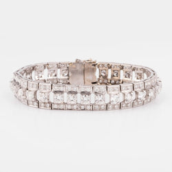 Bracelet diamant en or gris - Castafiore