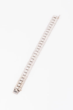 Bracelet diamant en or gris - Castafiore
