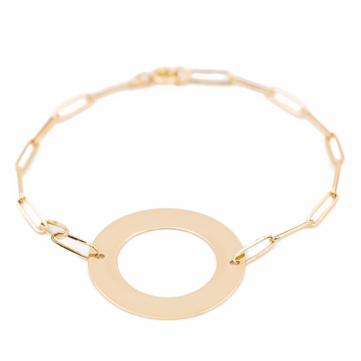 Bracelet DINH VAN "Cible" en or jaune - Castafiore