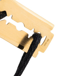 Bracelet Dinh Van lame de rasoir en or jaune - Castafiore