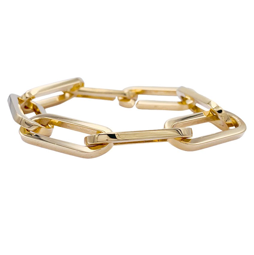 Bracelet DINH VAN "Maillon" en or jaune - Castafiore