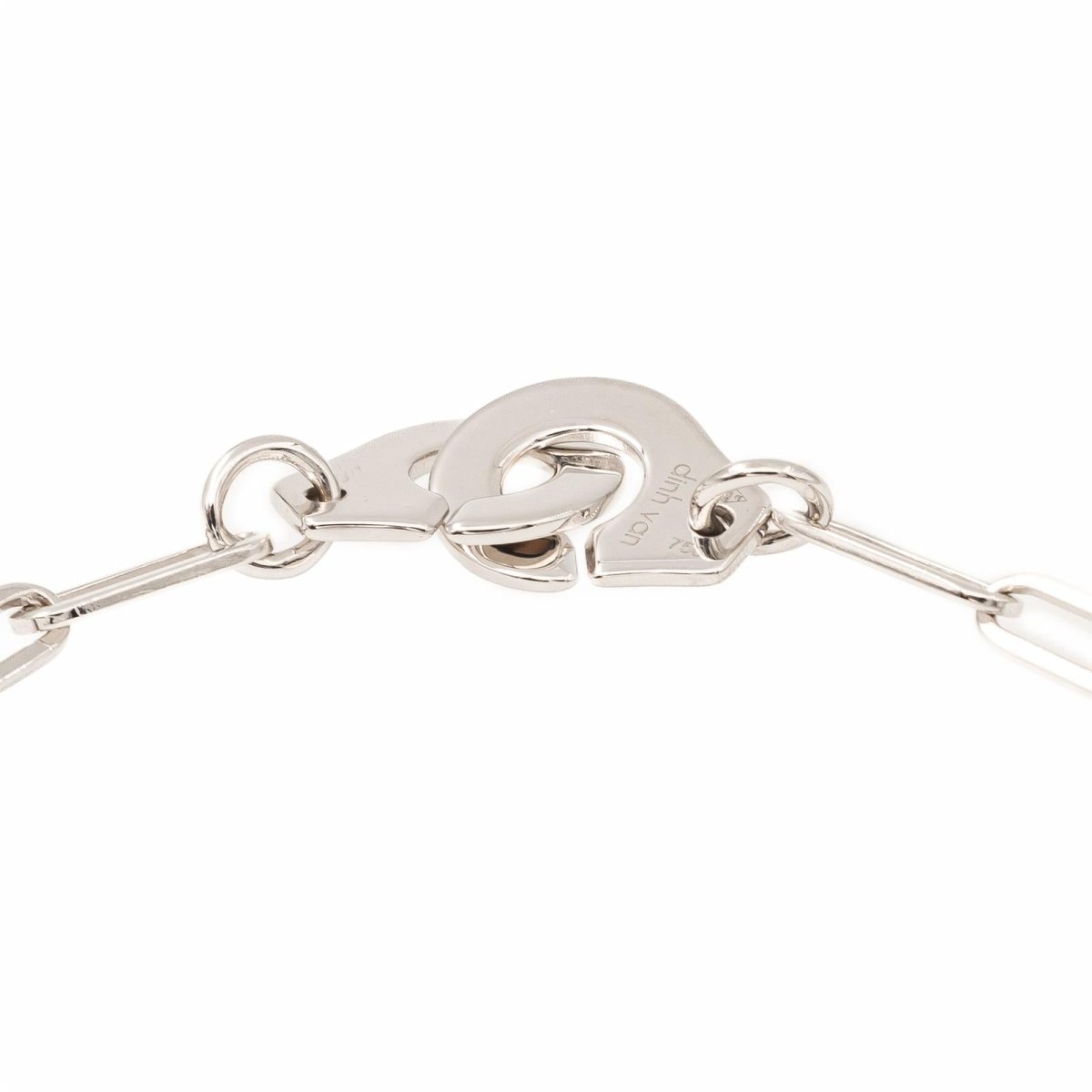 DINH VAN “Handcuffs” bracelet in white gold – Castafiore