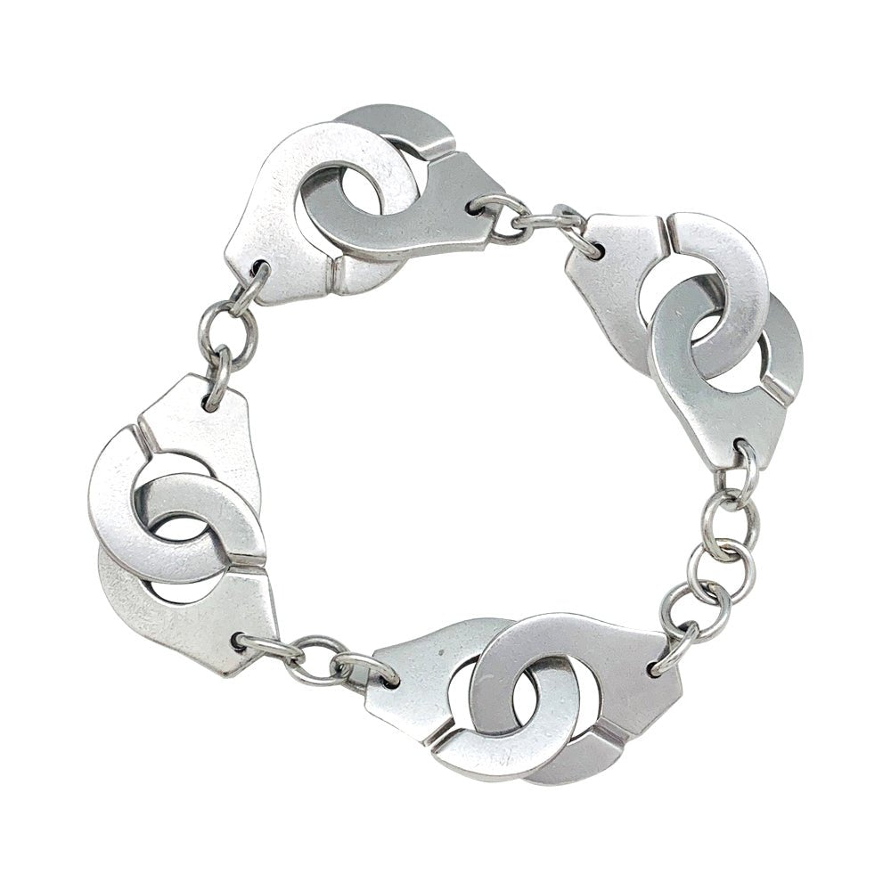 Bracelet Dinh Van "Menottes R20" en argent - Castafiore