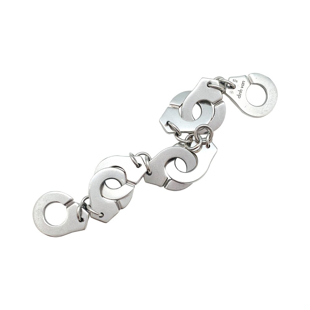 Bracelet Dinh Van "Menottes R20" en argent - Castafiore