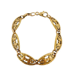 Bracelet en maille filigrané en or jaune - Castafiore