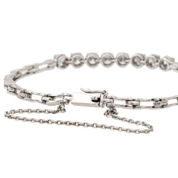 Bracelet en or blanc et diamants - Castafiore