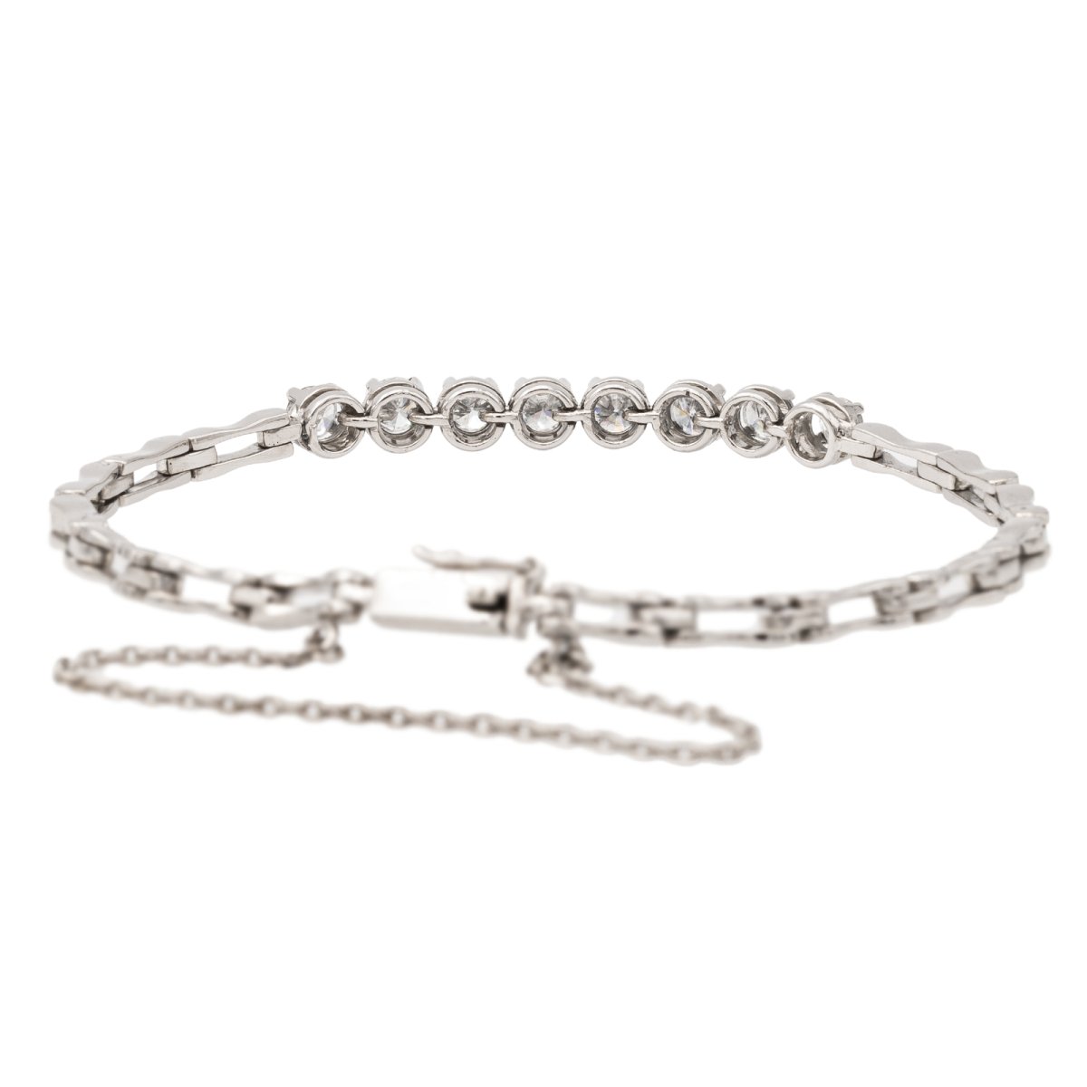 Bracelet en or blanc et diamants - Castafiore