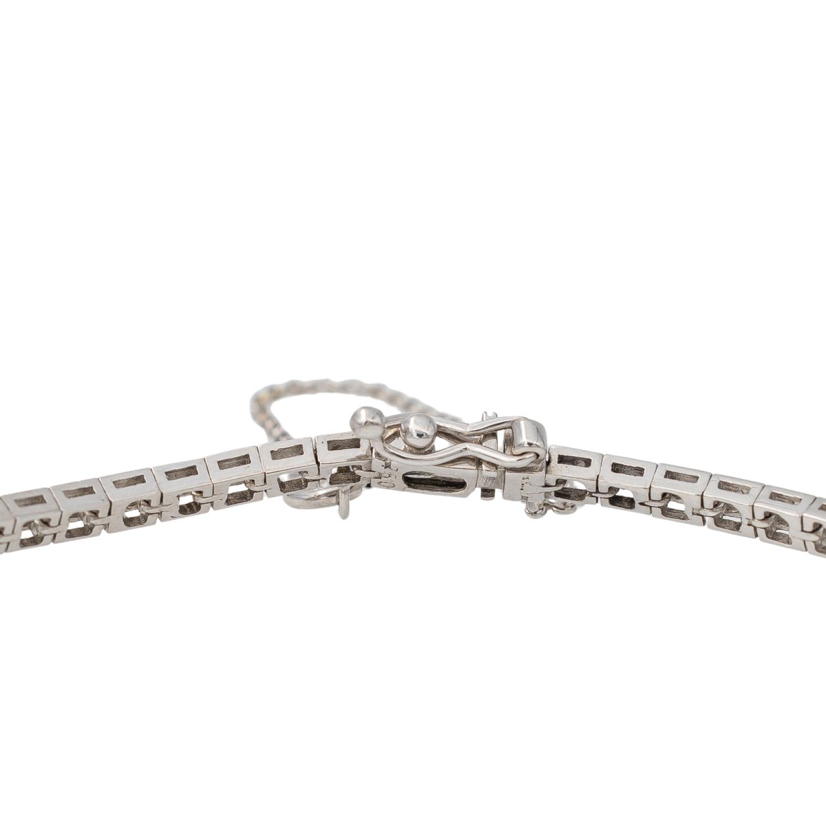 Bracelet en or blanc et émeraides - Castafiore