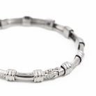 Bracelet en or blanc serti diamants - Castafiore