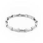 Bracelet en or blanc serti diamants - Castafiore