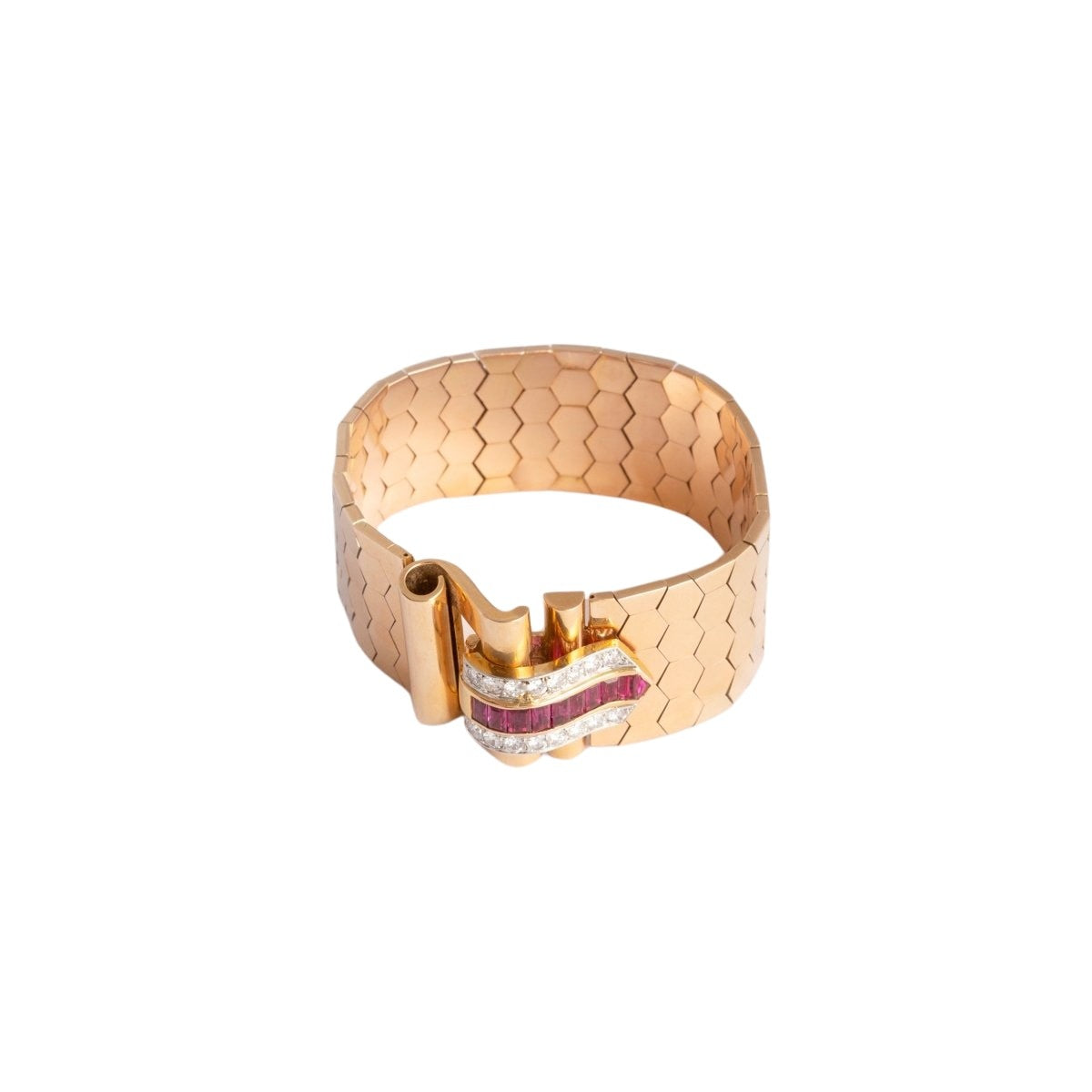 Bracelet en or et rubis - Castafiore