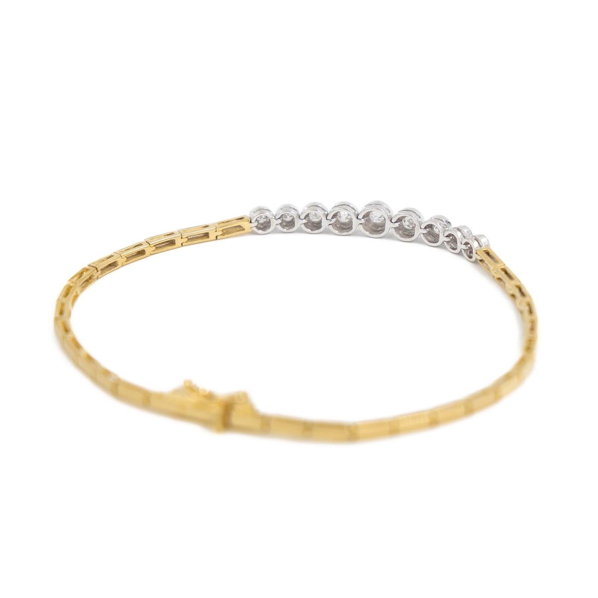 Bracelet en or jaune et diamants - Castafiore