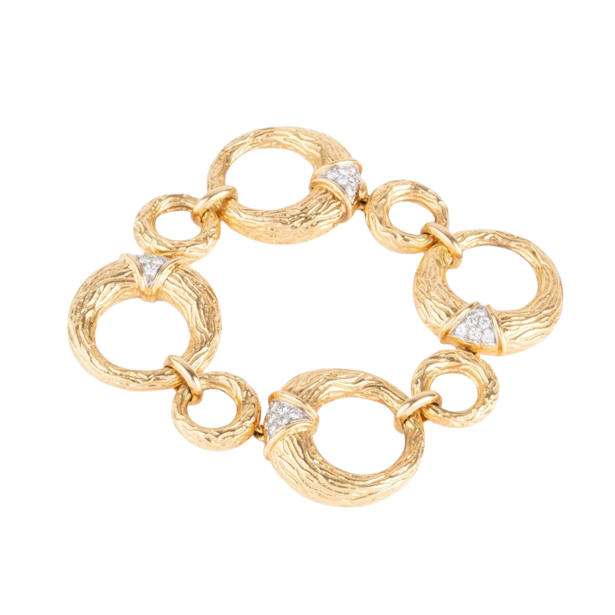 Bracelet en or jaune et diamants de la maison Boucheron - Castafiore