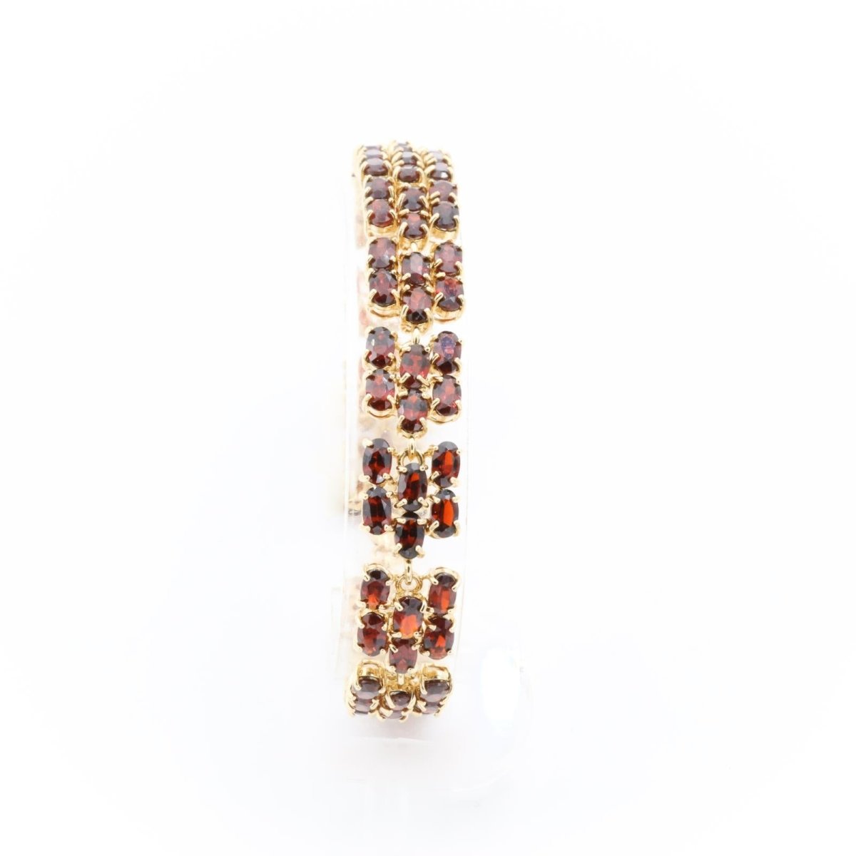 Bracelet en or jaune et grenat - Castafiore
